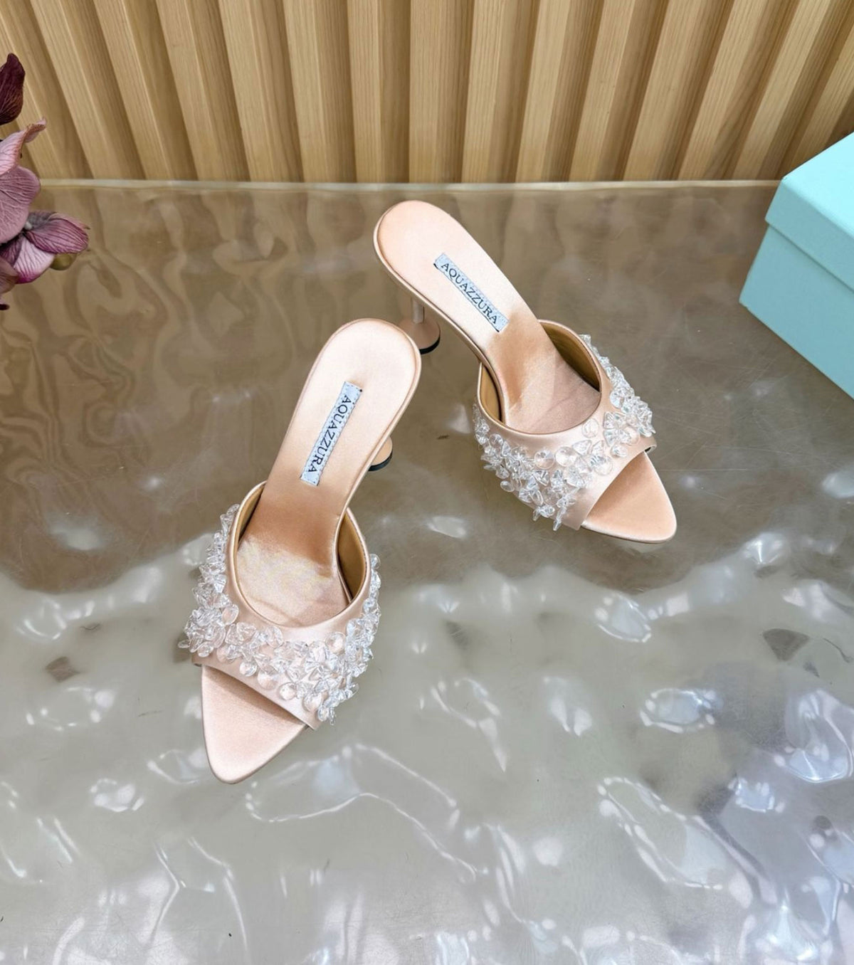 Embellished Bisous Mules