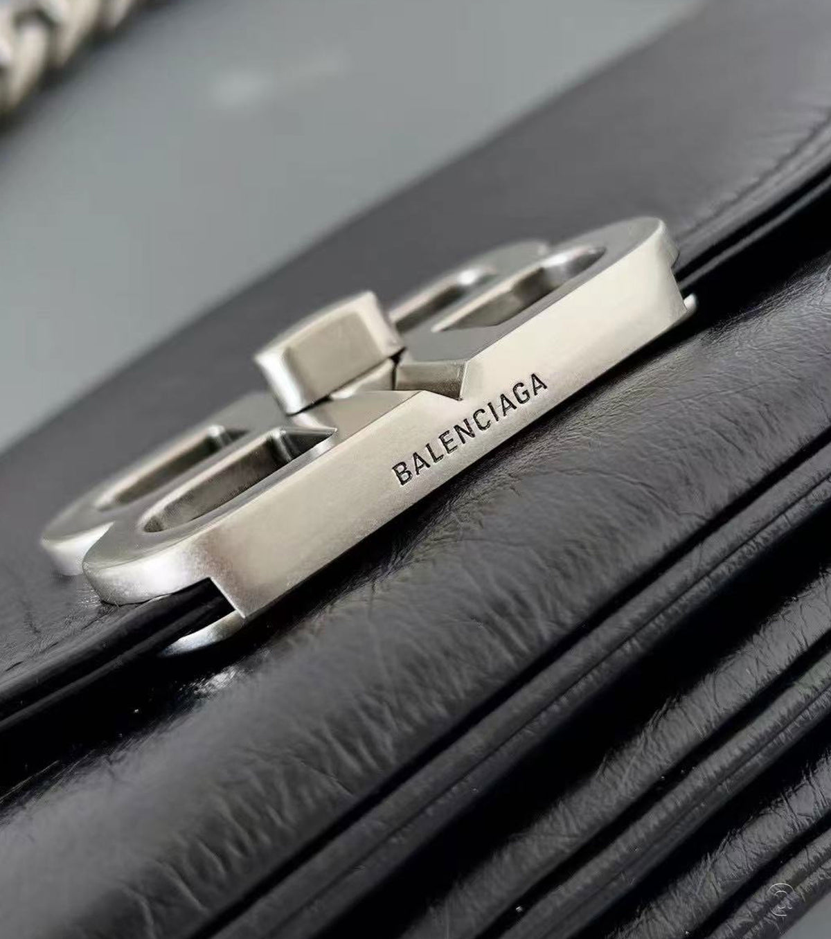 BB Soft Mini Flap leather shoulder bag