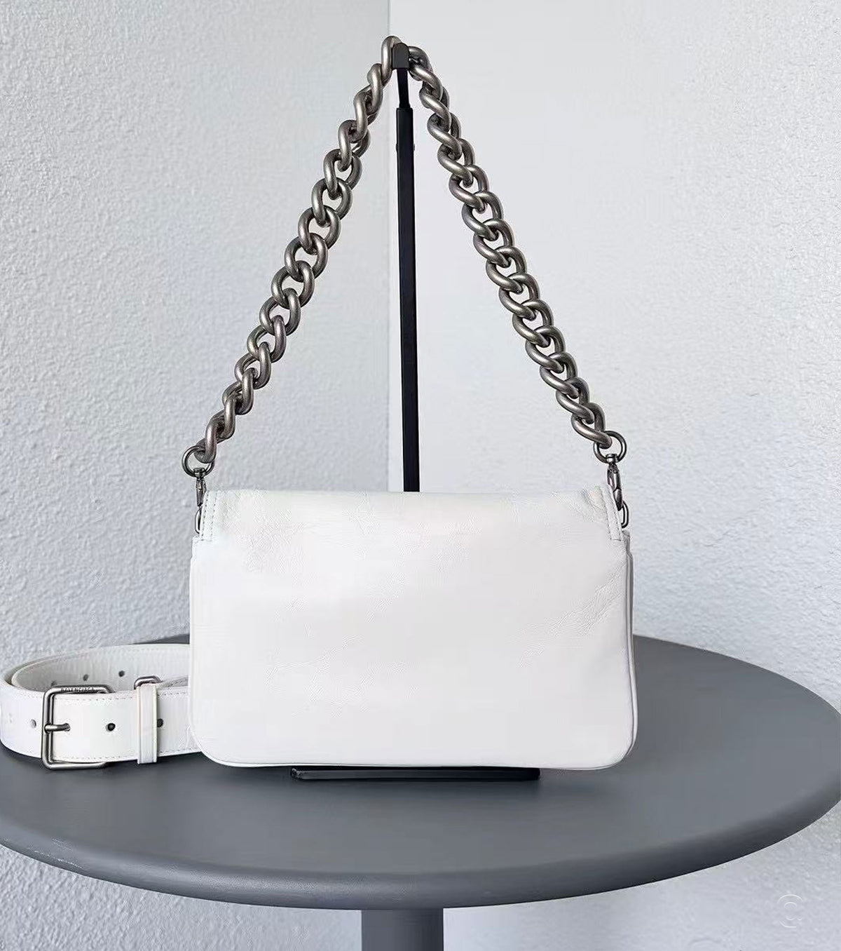 BB Soft Mini Flap leather shoulder bag