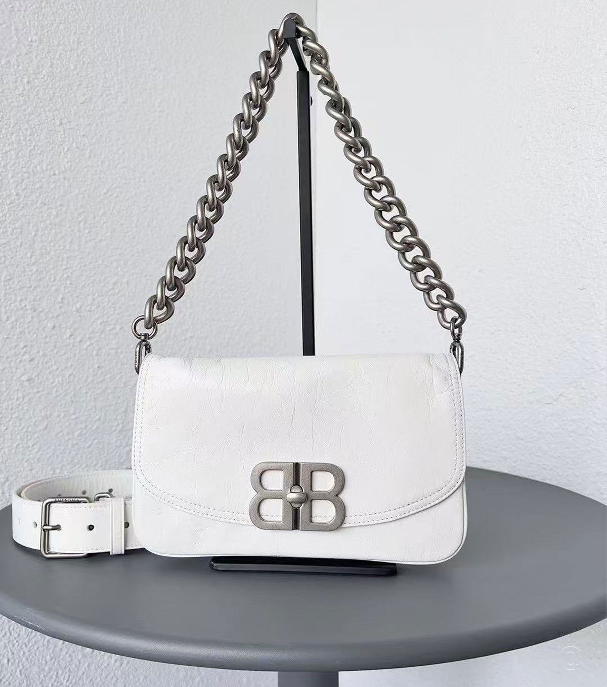 BB Soft Mini Flap leather shoulder bag