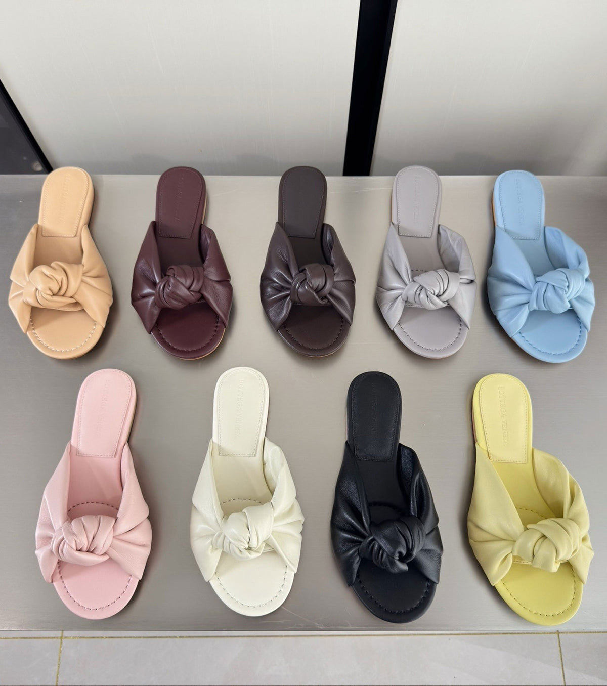 Cherry Flat Mule