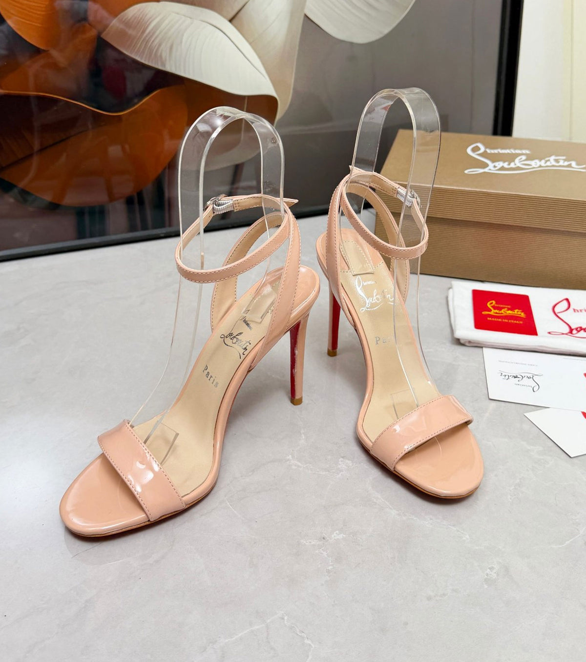 Nappa Loubigirl 100 Sandals