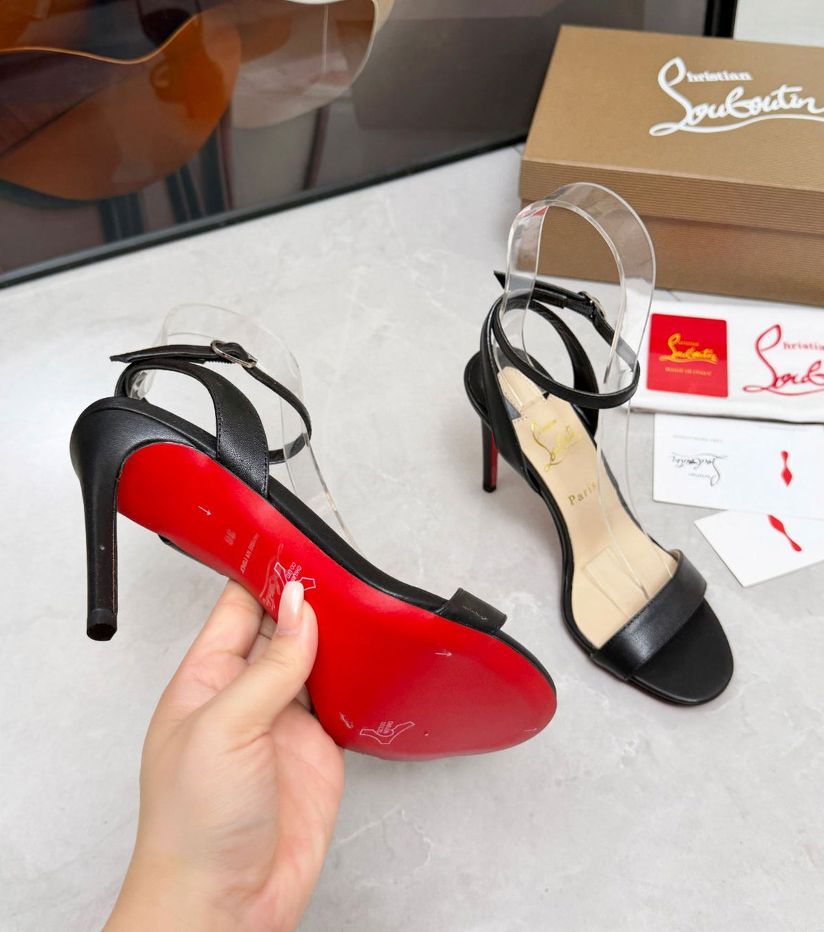 Nappa Loubigirl 100 Sandals