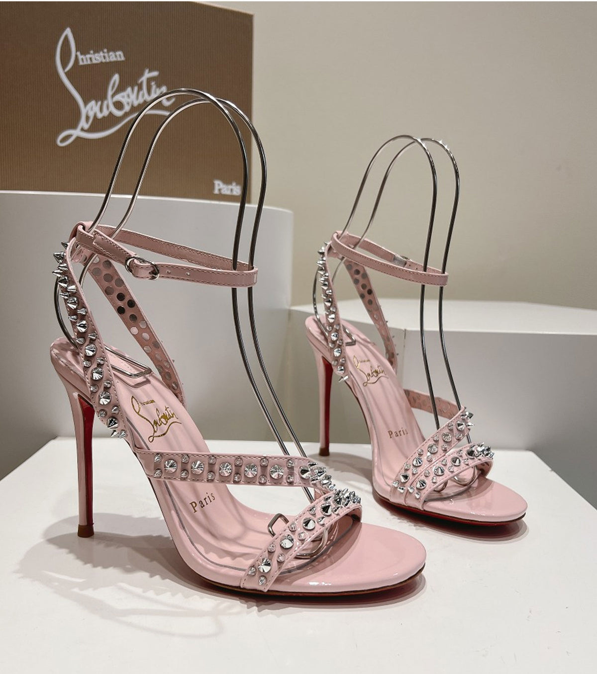 Mafaldina Spikes 100 Heeled Sandals