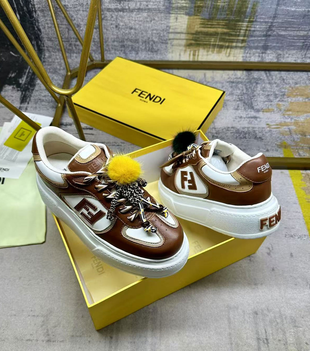 Match Low top platform shoes