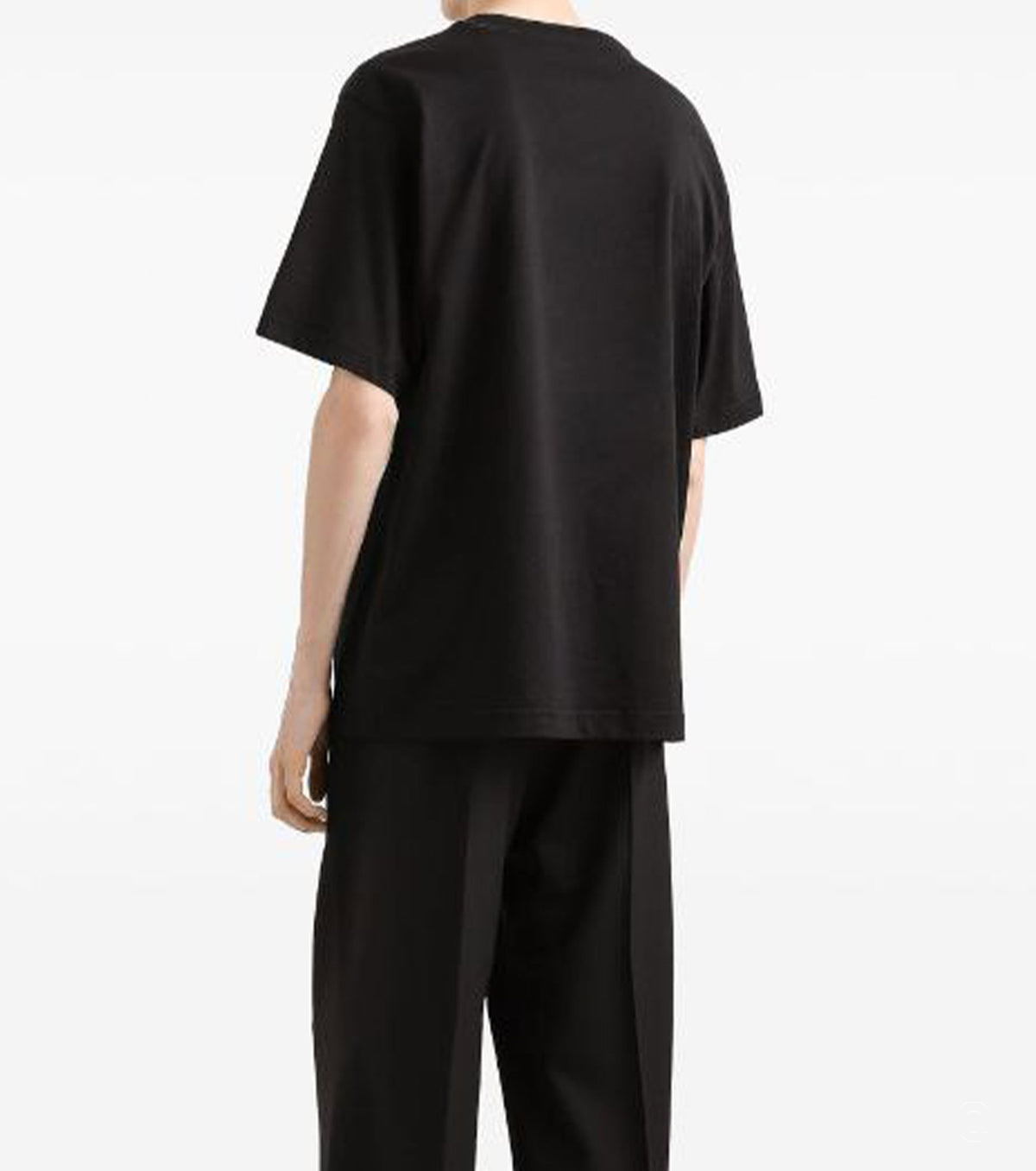 Cotton T-Shirt With Logo Embroidery GBB7096