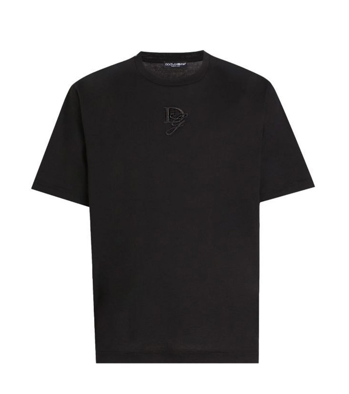 Cotton T-Shirt With Logo Embroidery GBB7096