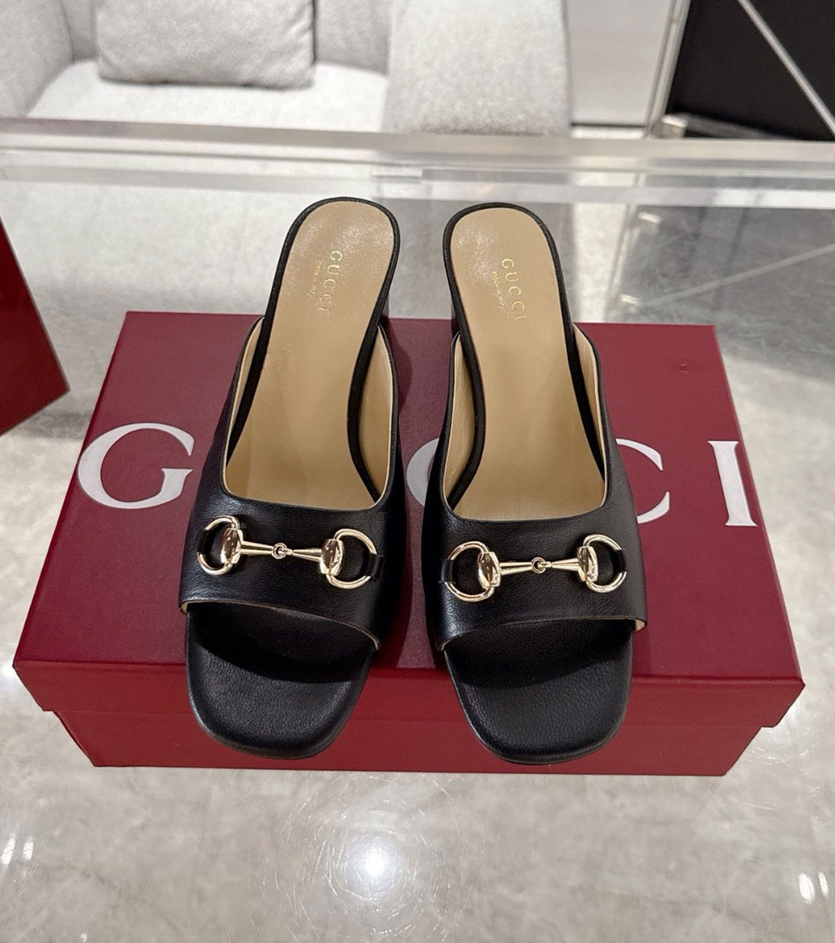 55 Horsebit Mule Sandals