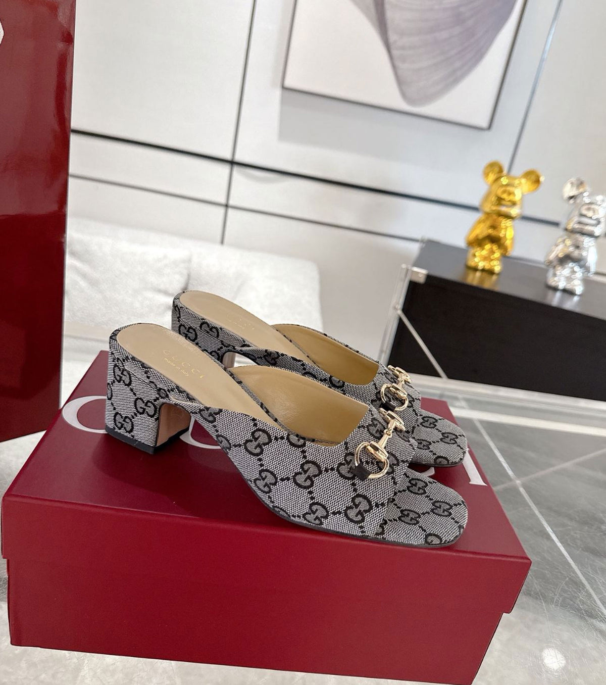 55 Horsebit Mule Sandals