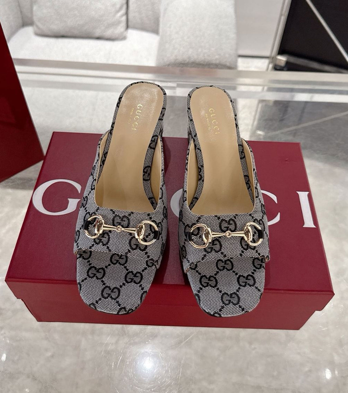 55 Horsebit Mule Sandals