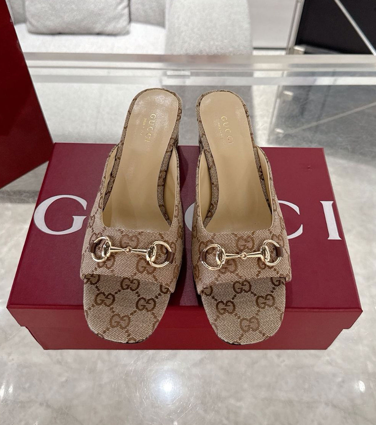 55 Horsebit Mule Sandals
