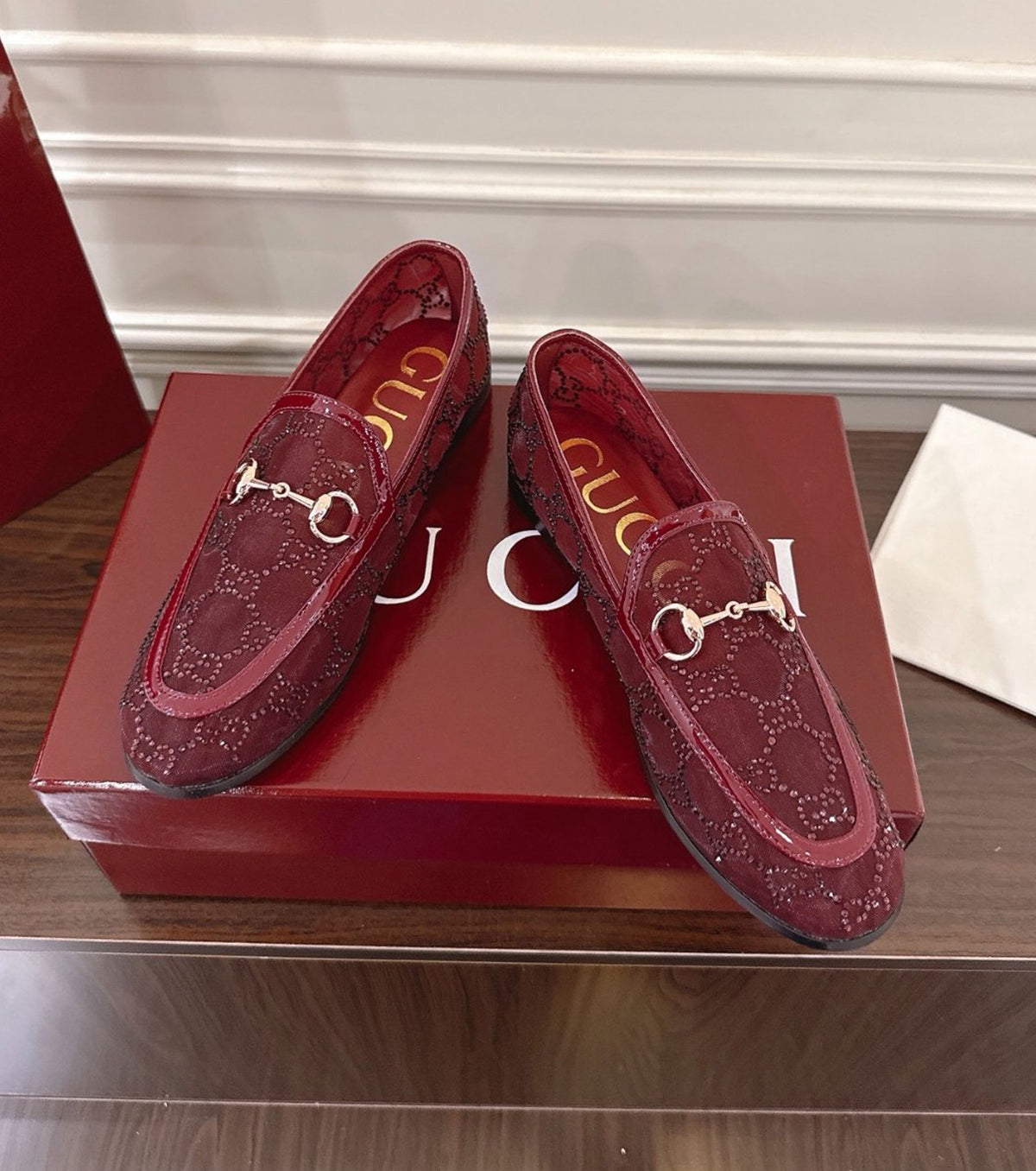 GG crystal loafer