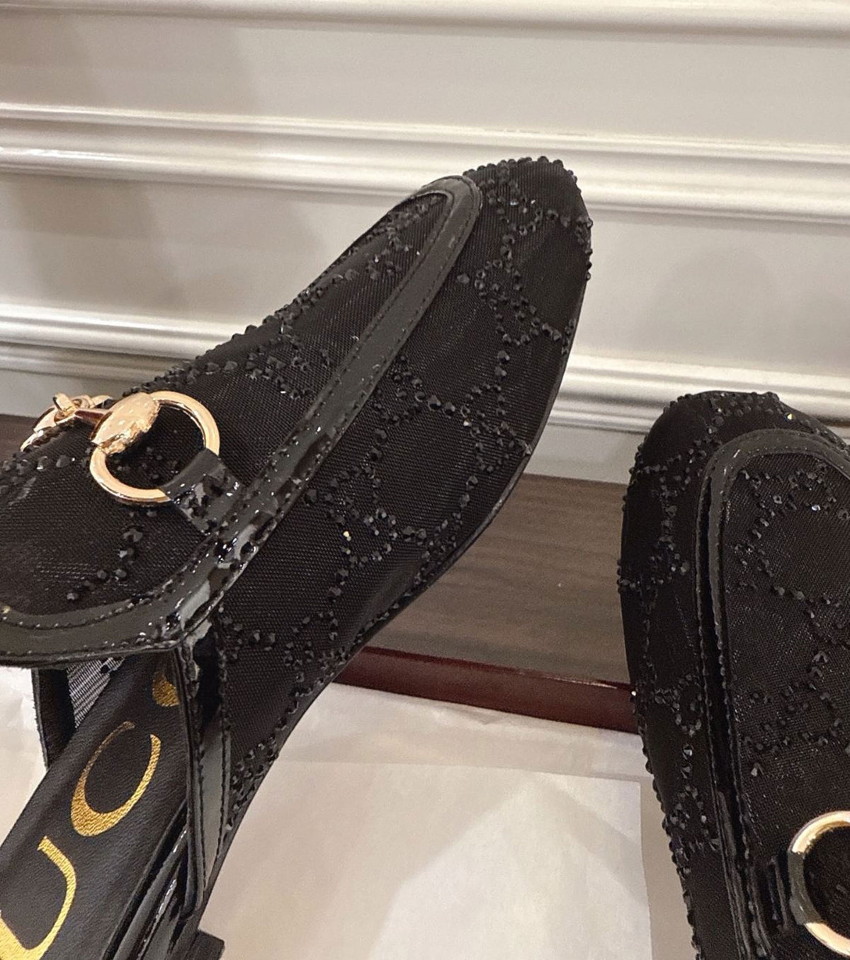 GG crystal loafer