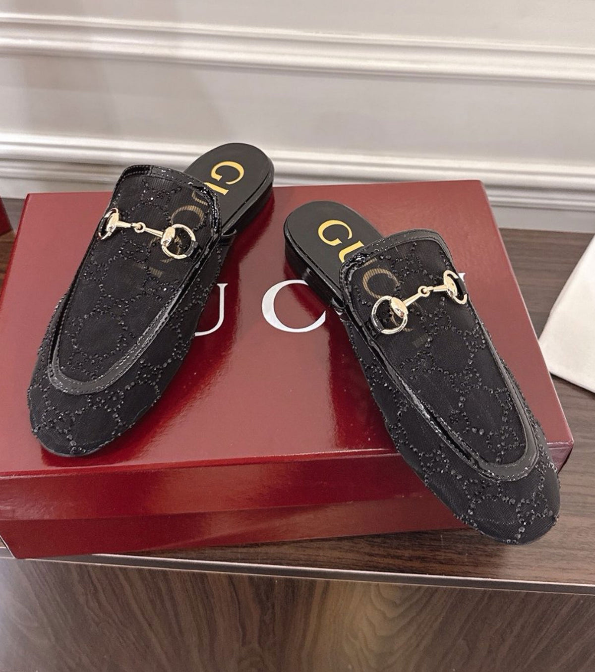 GG crystal loafer