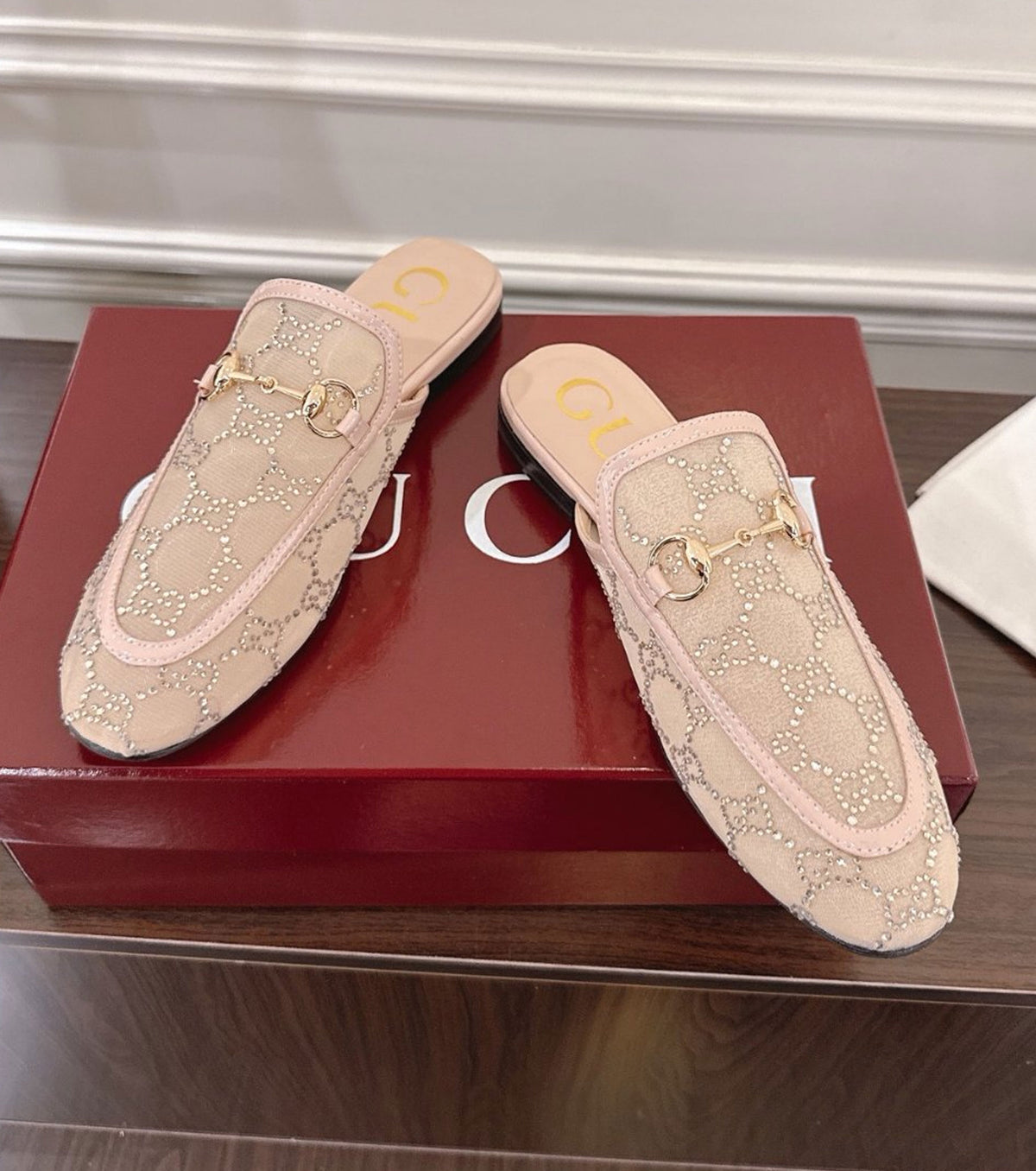 GG crystal loafer