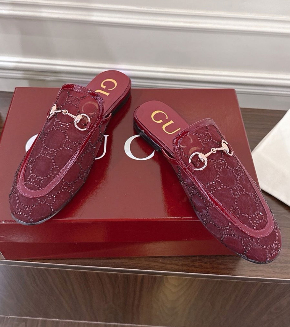 GG crystal loafer