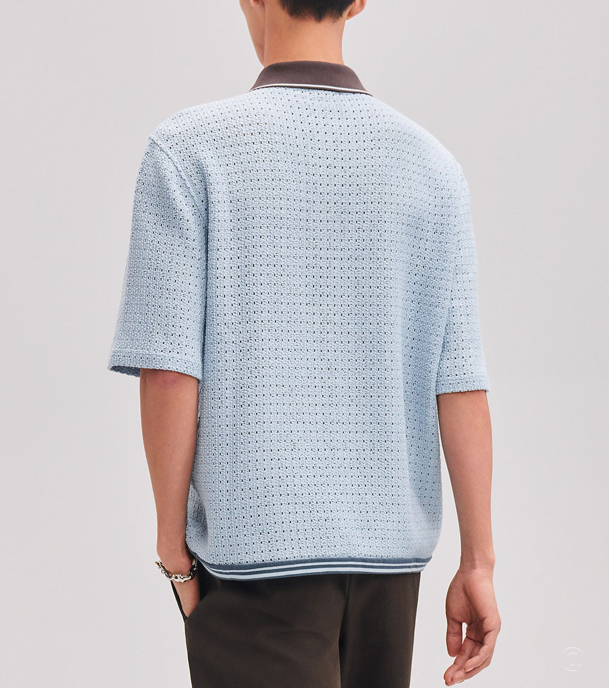 "Ajoures colores" polo shirt