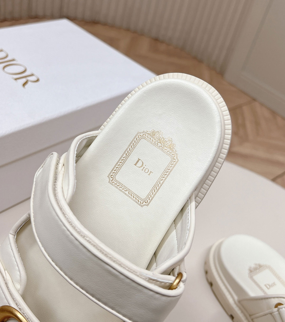 Leather Slide