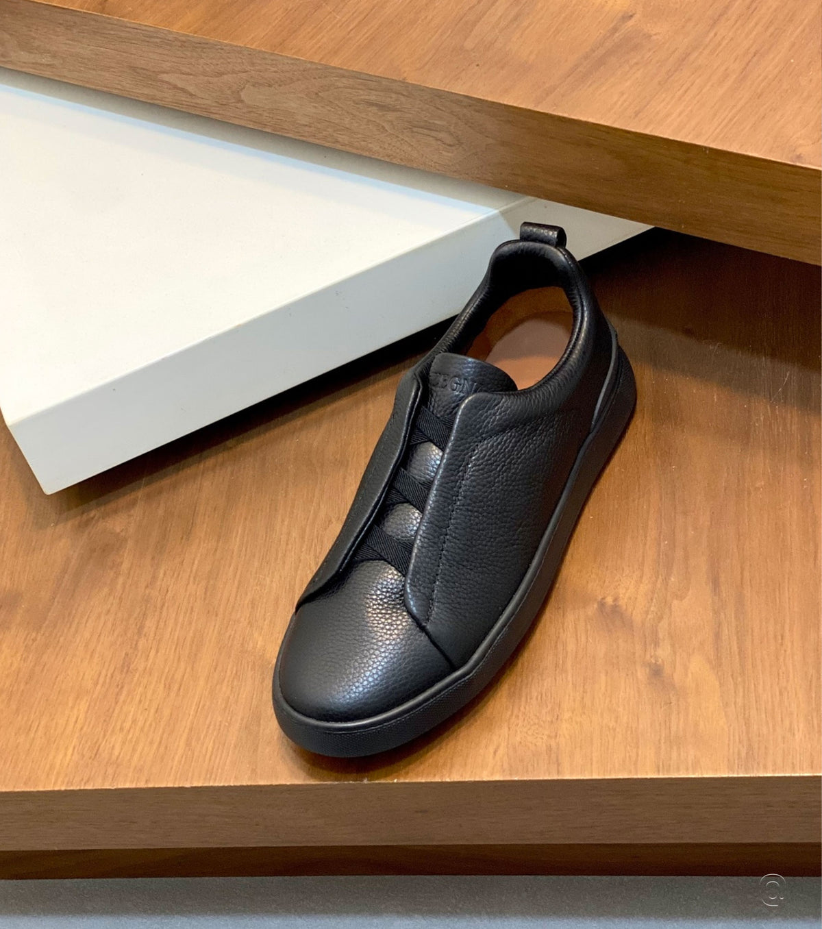 Deerskin Triple Stitch Sneakers