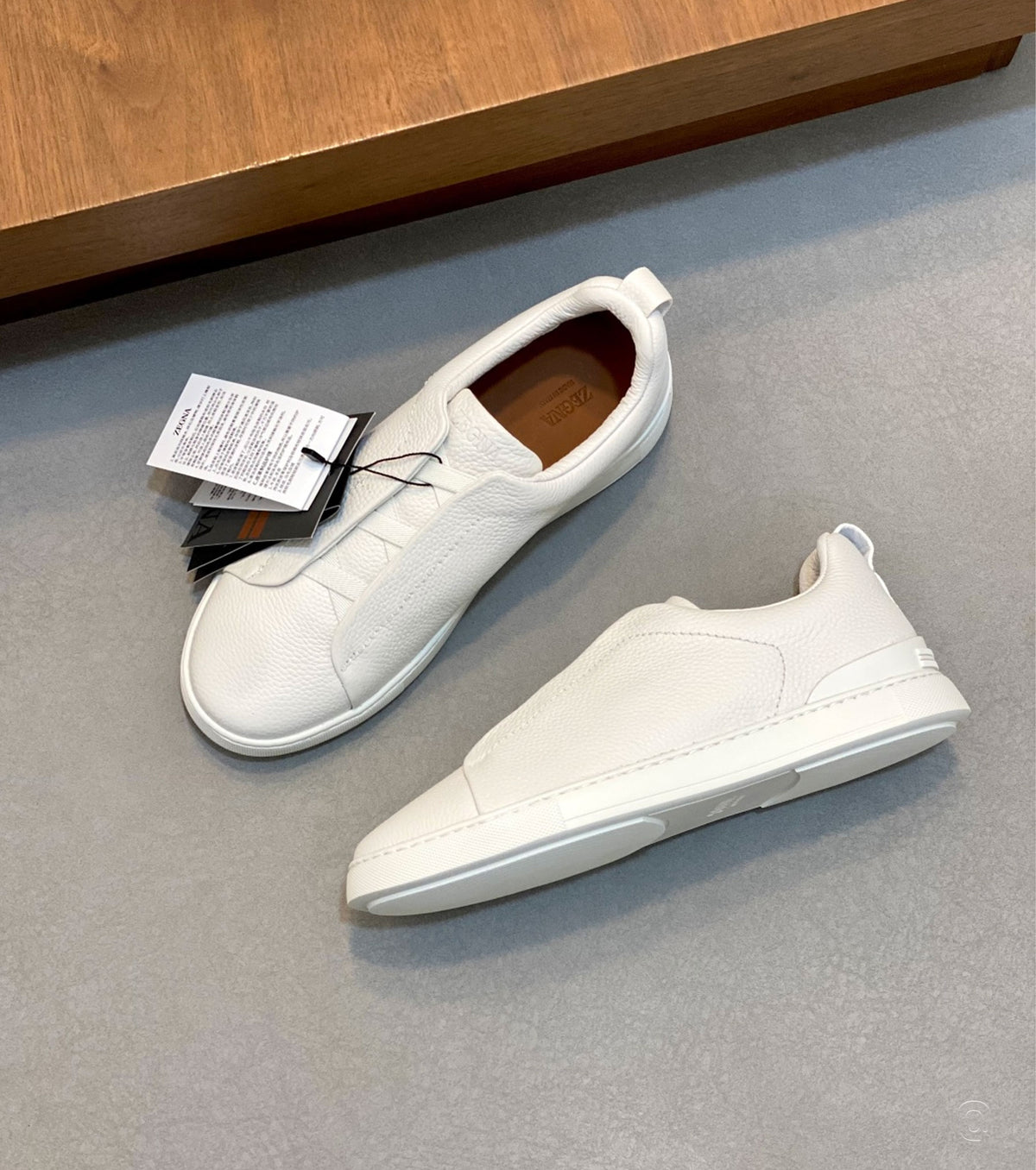 Deerskin Triple Stitch Sneakers