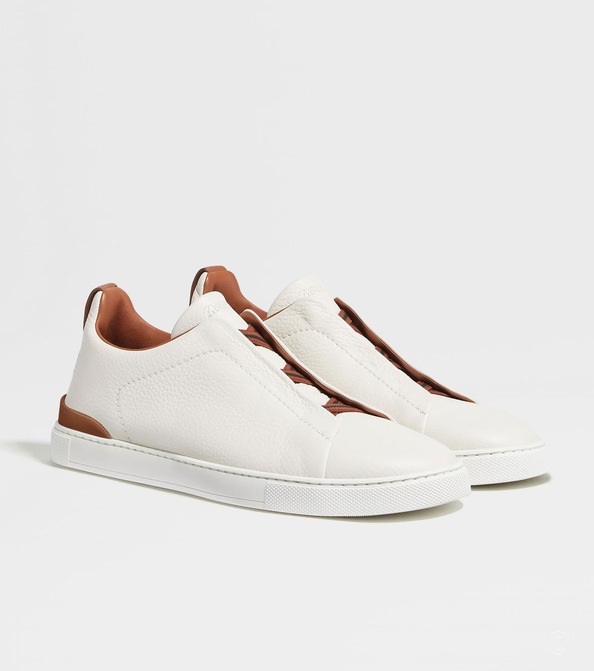 Deerskin Triple Stitch Sneakers