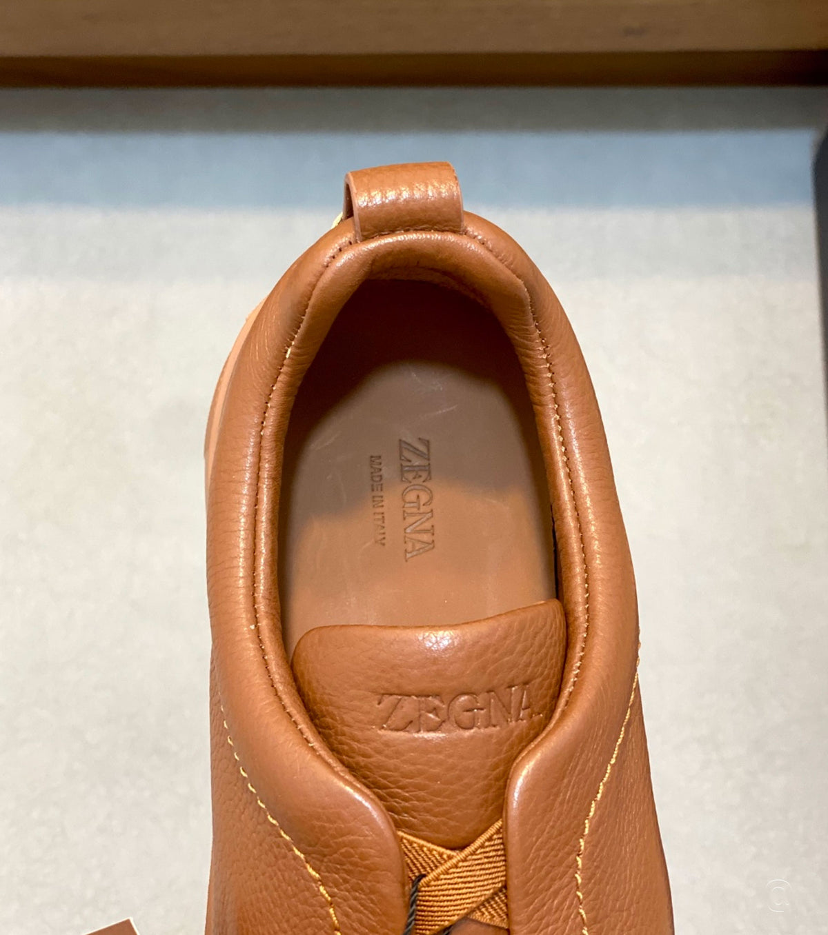 Deerskin Triple Stitch Sneakers