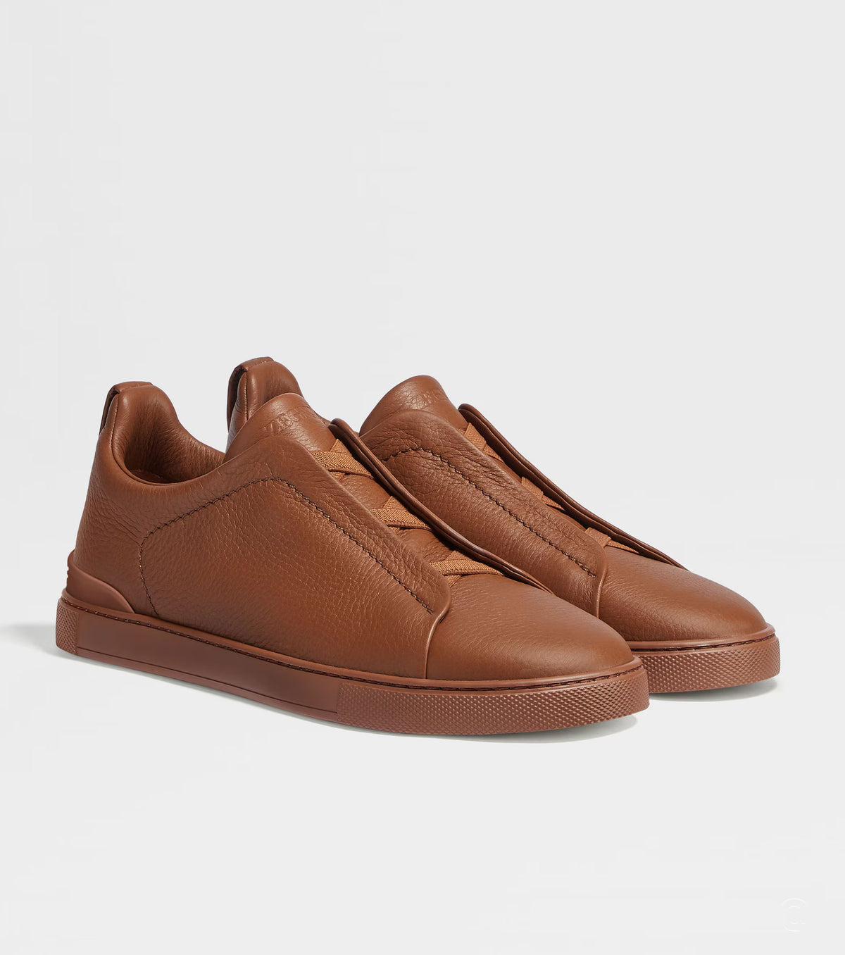 Deerskin Triple Stitch Sneakers