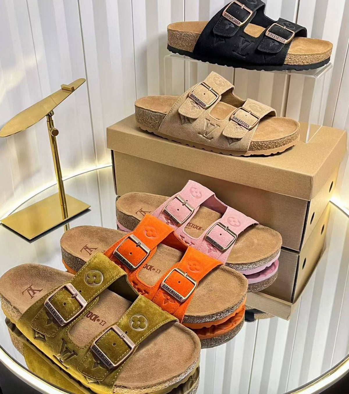 Buckle-strap sandals