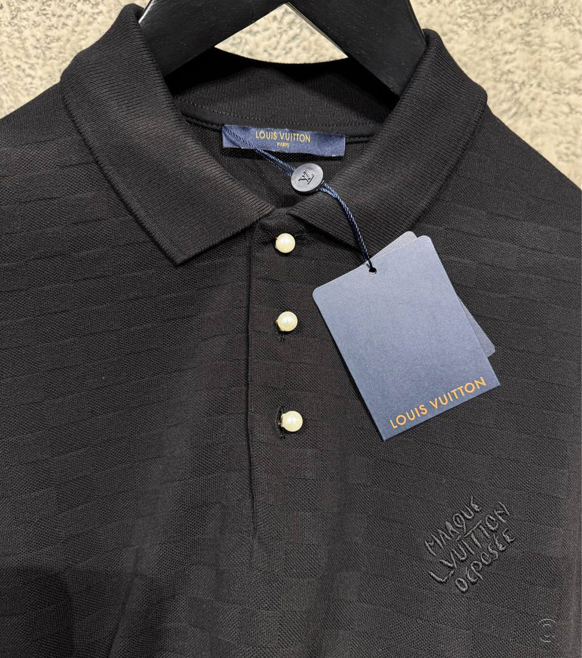 Damier Signature Polo Shirt S25-LV69