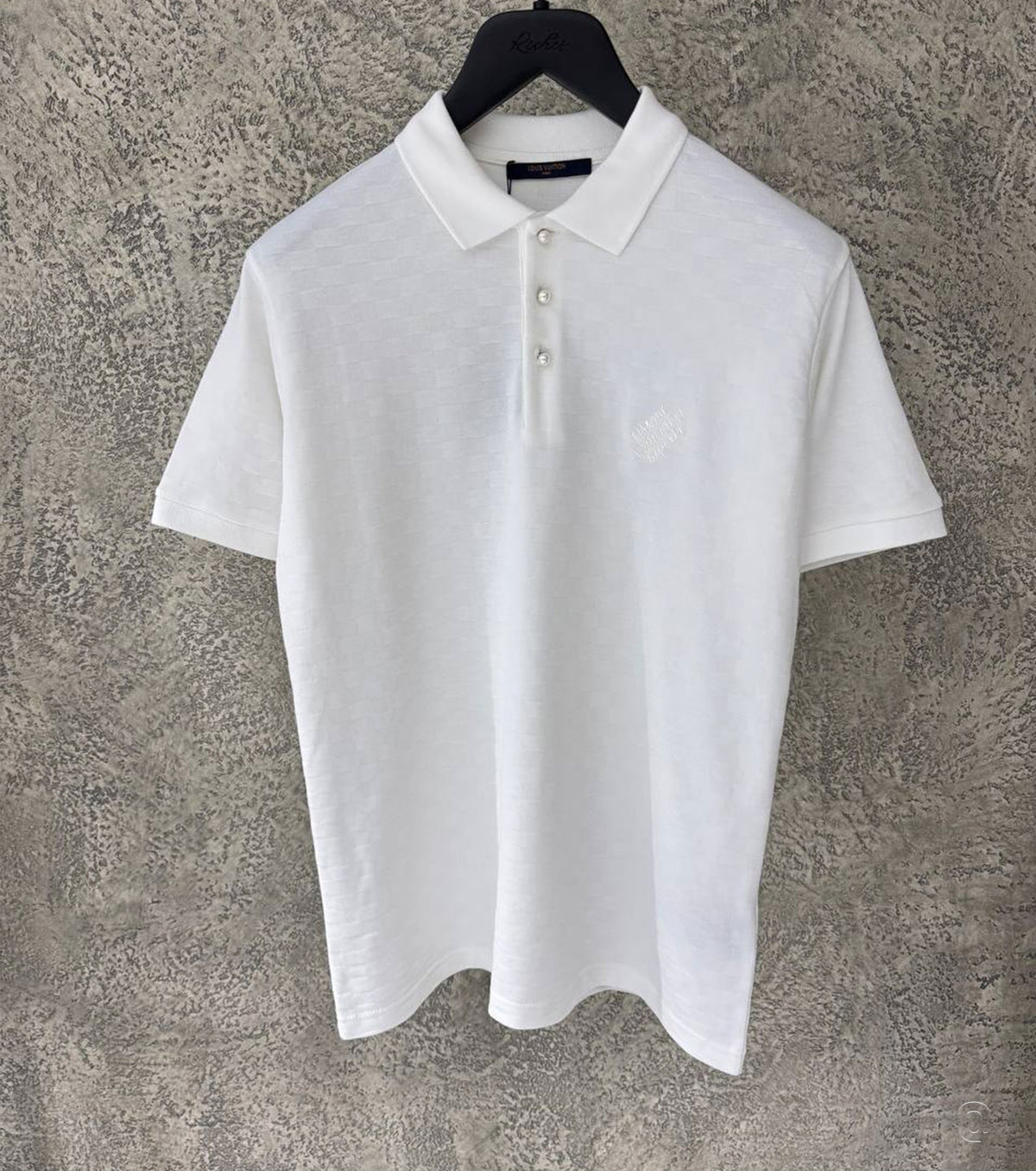 Damier Signature Polo Shirt S25-LV69