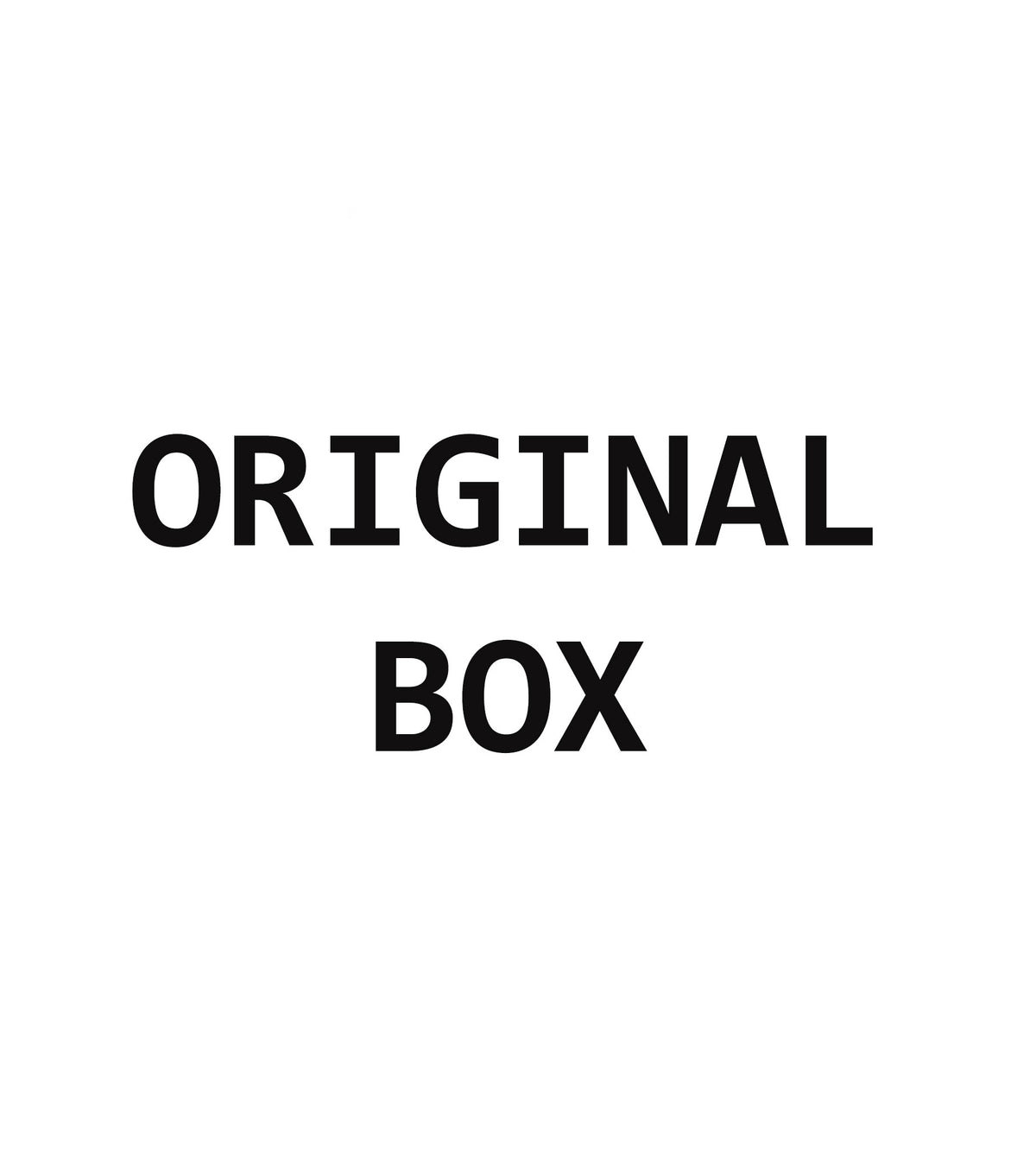 Original box