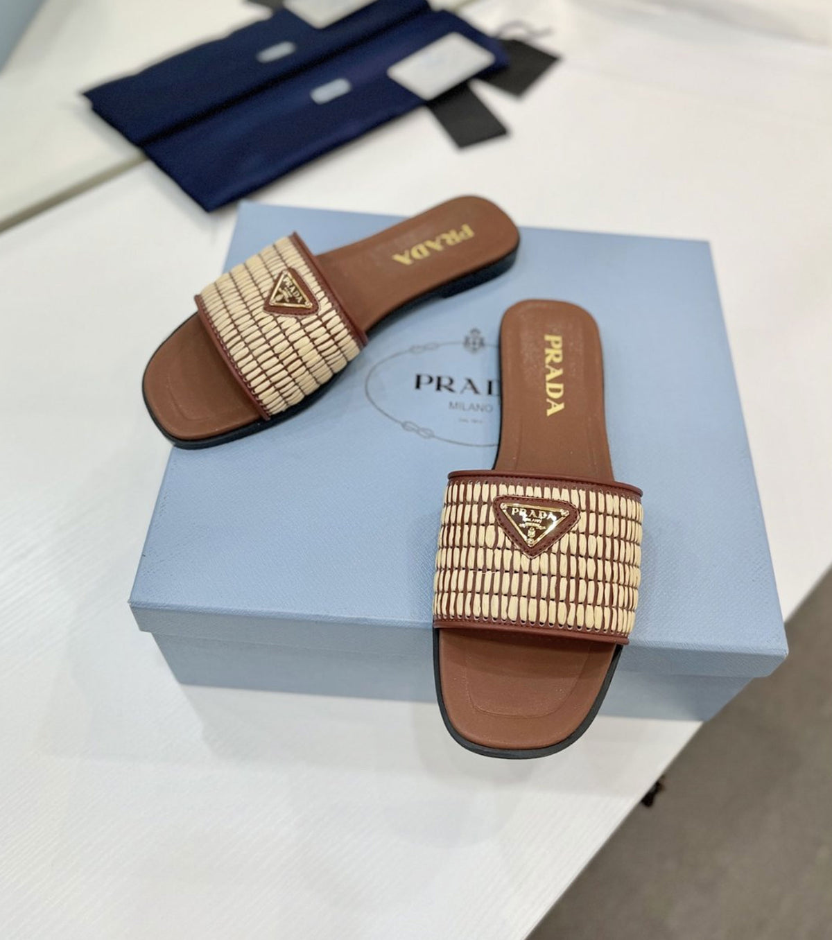 Rafia sandals
