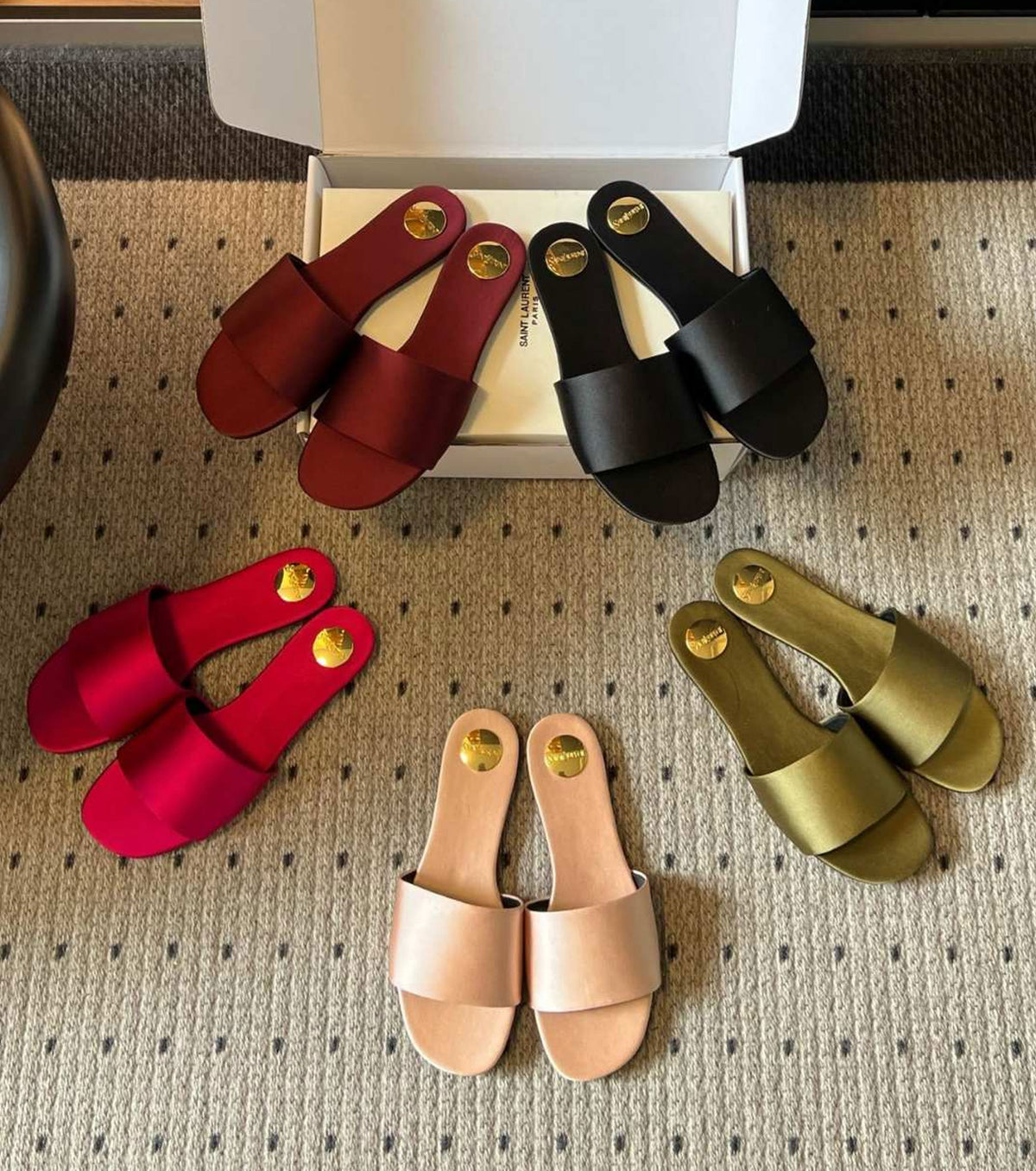 Satin Mules