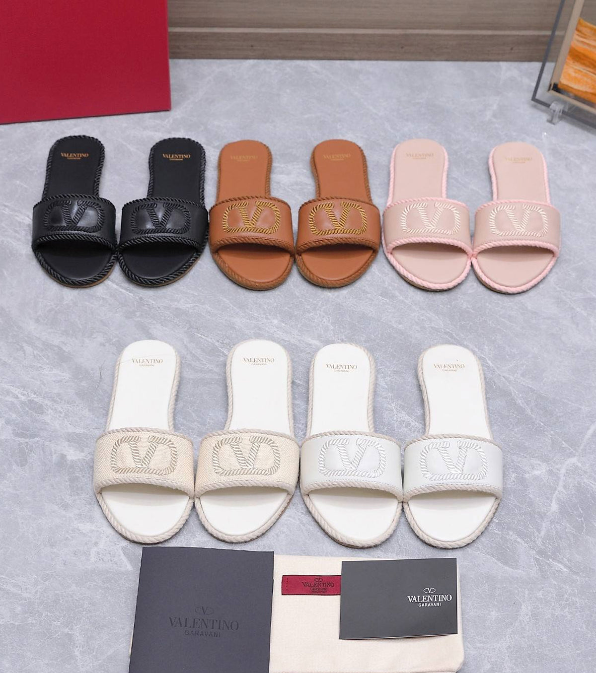 Leather Slides