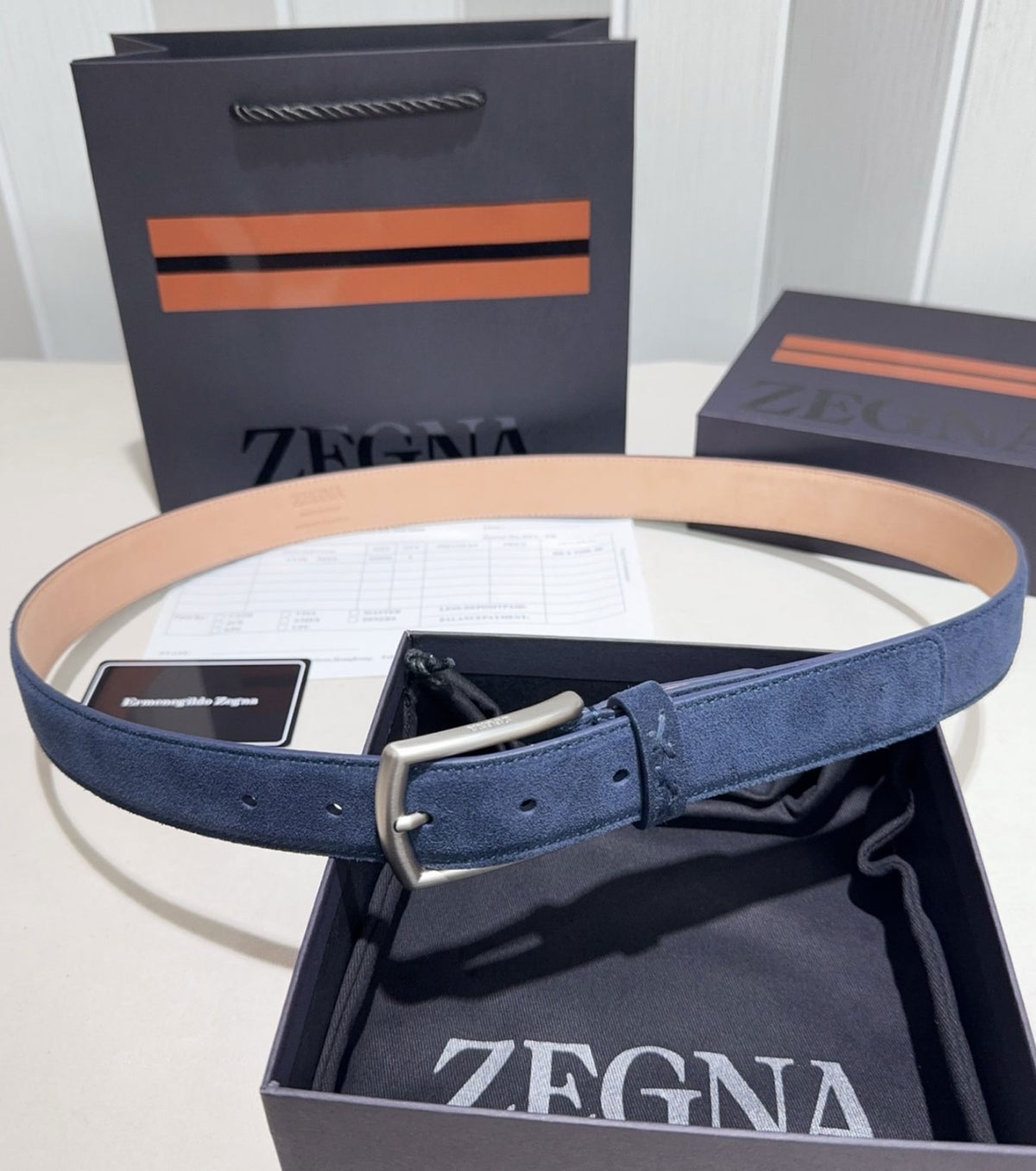 Suede Belt, 32 MM