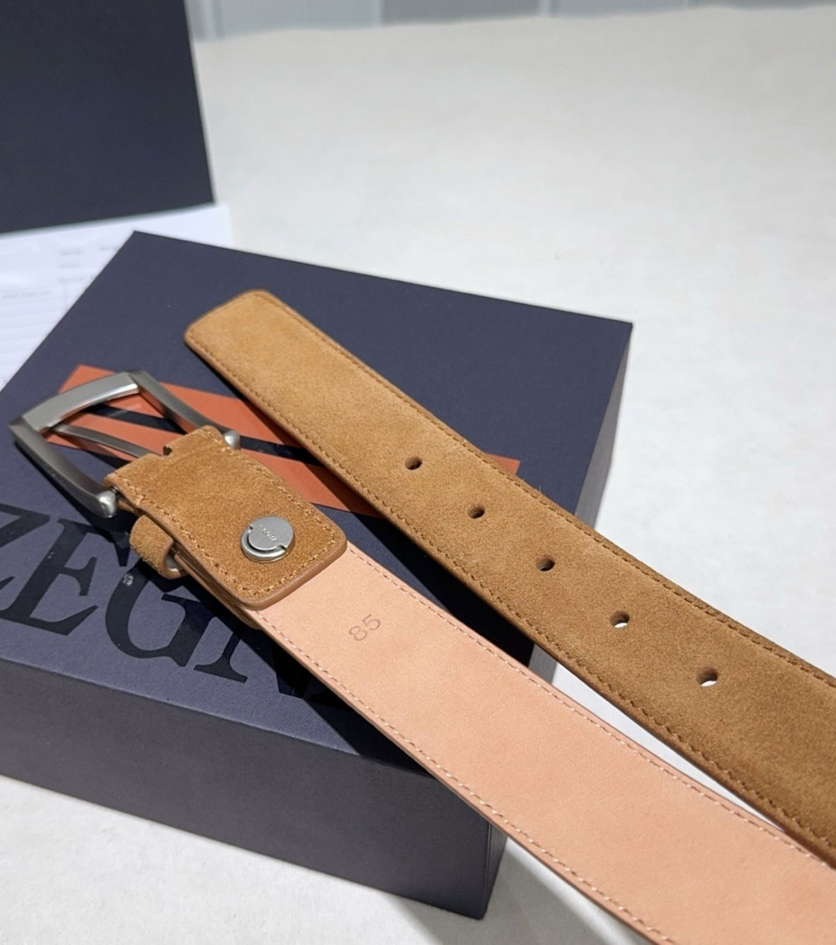Suede Belt, 32 MM