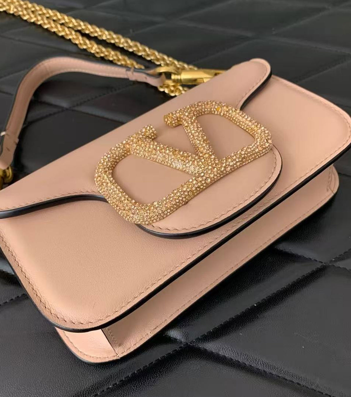 Locò Small Shoulder Bag With Jewel Logo