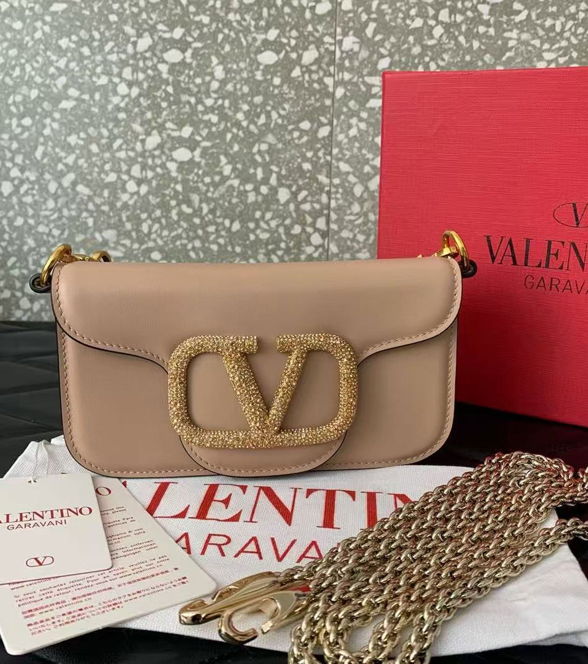 Locò Small Shoulder Bag With Jewel Logo