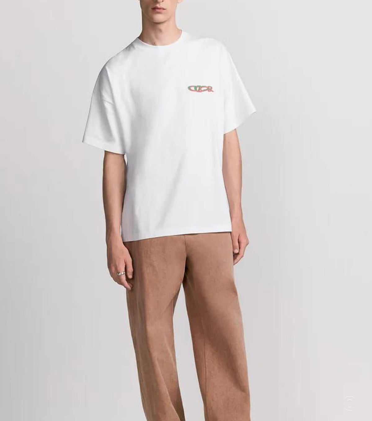 Front of model wear Louis Hamilton T-shirt - Fashion Dose