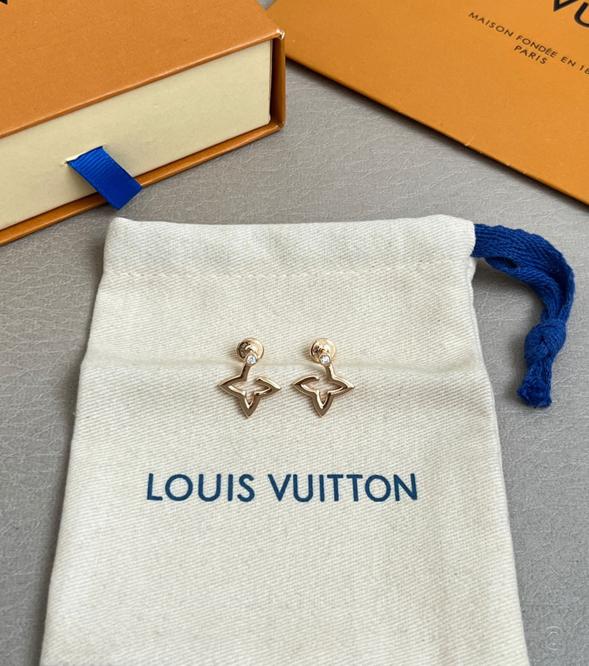 Обеци Ombre Blossom Mini