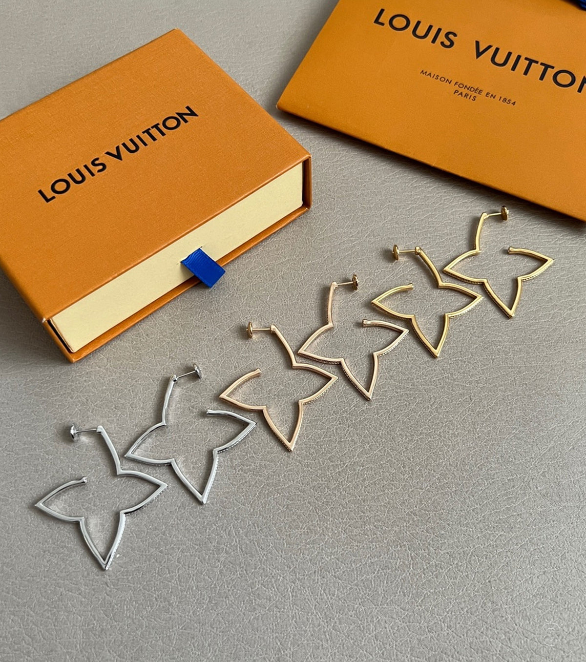 Обеци Ombre Blossom XL