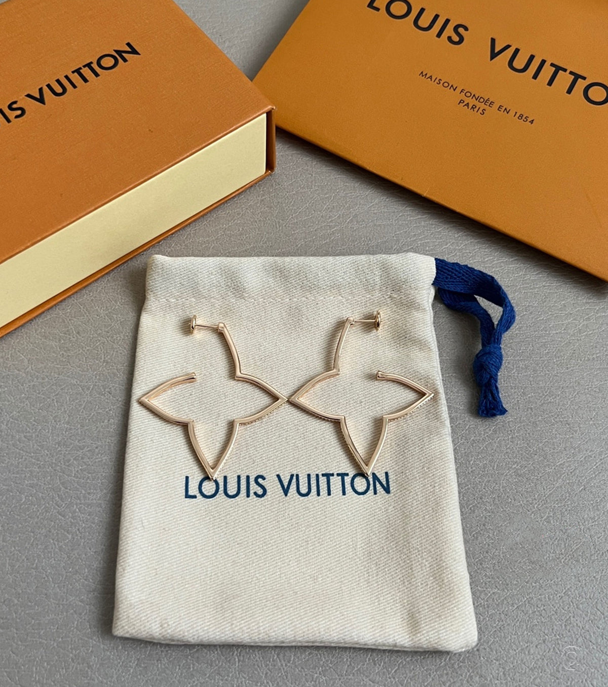 Обеци Ombre Blossom XL