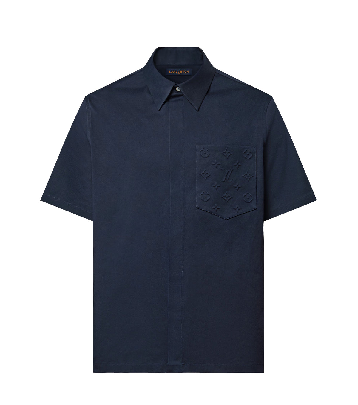 Риза с къс ръкав и монограмен джоб LS3100