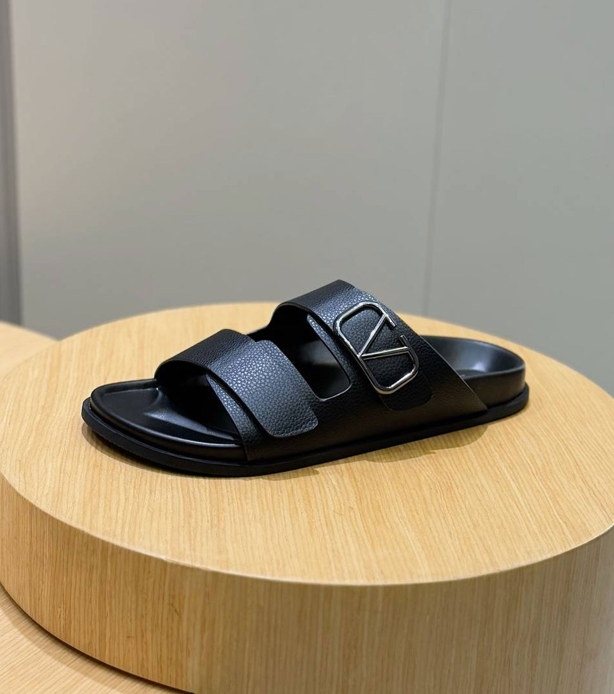 VLogo Toile double-strap sandals