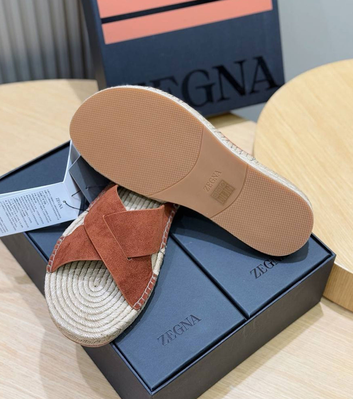 Suede Espadrille Sandal