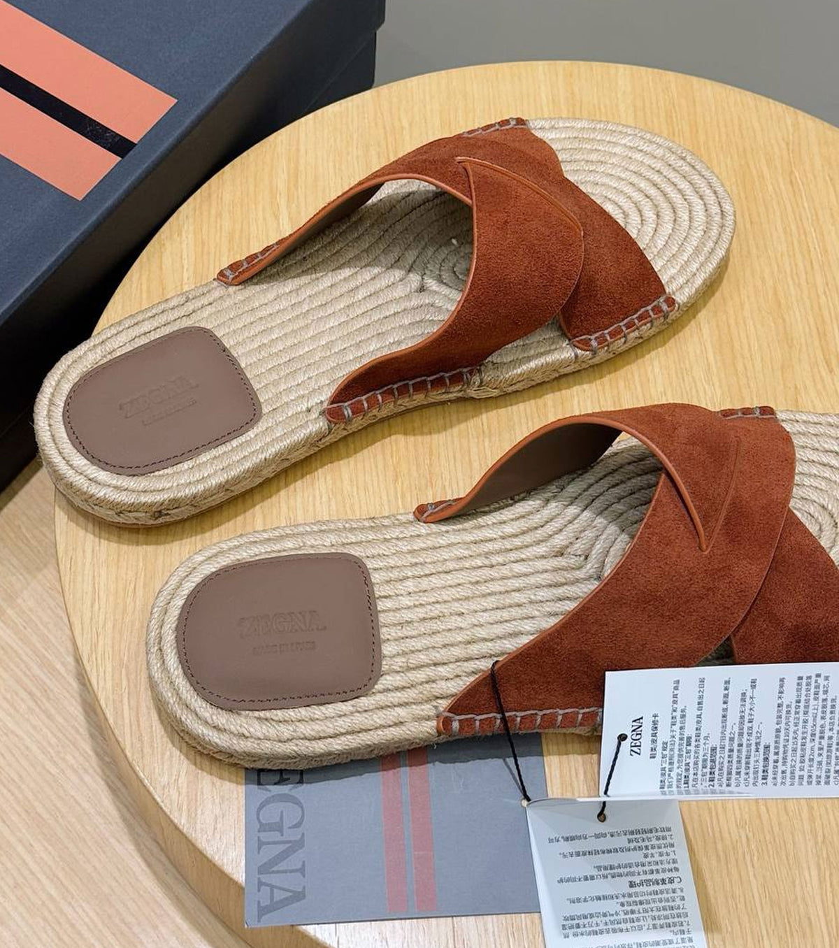Suede Espadrille Sandal