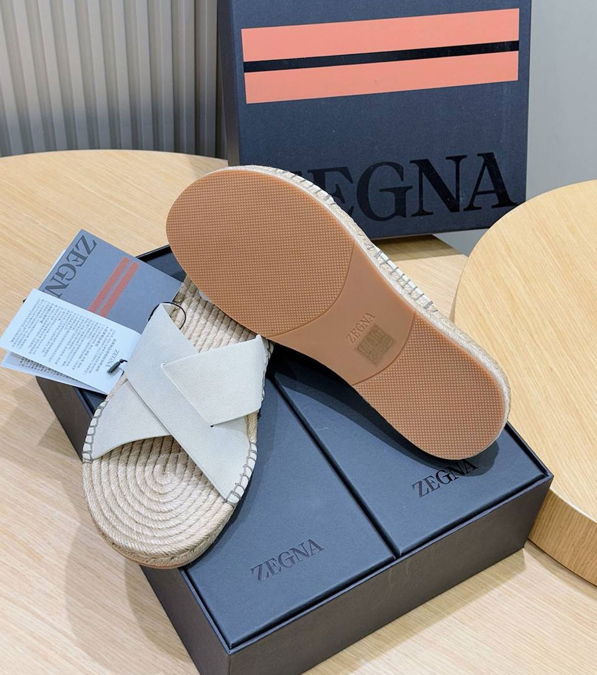 Suede Espadrille Sandal