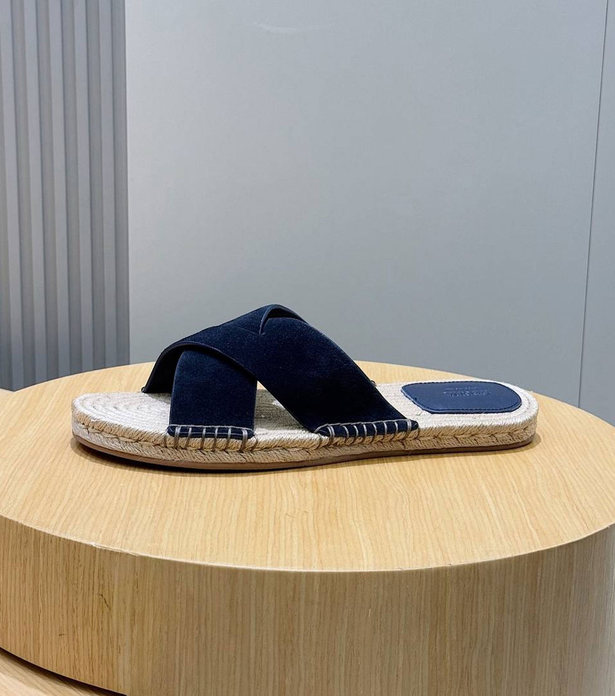 Suede Espadrille Sandal