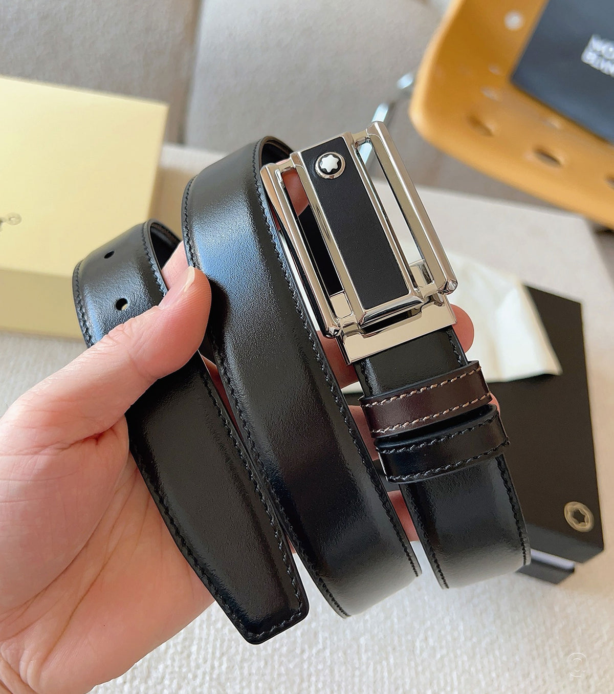 Leather Belt, 30 MM