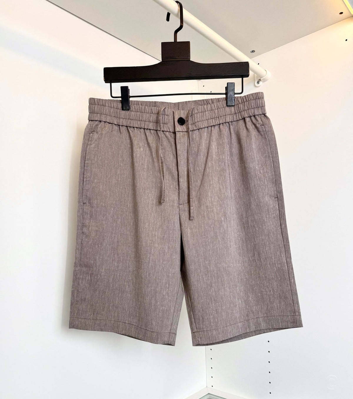 Men linen bermuda shorts